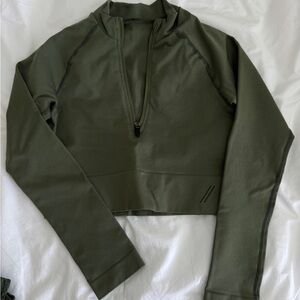 Tala Green Women's Zip-Up Top XS